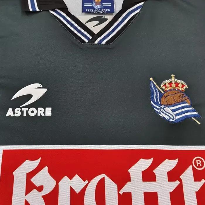 2000-2002 Real Sociedad Away Retro Soccer Jersey