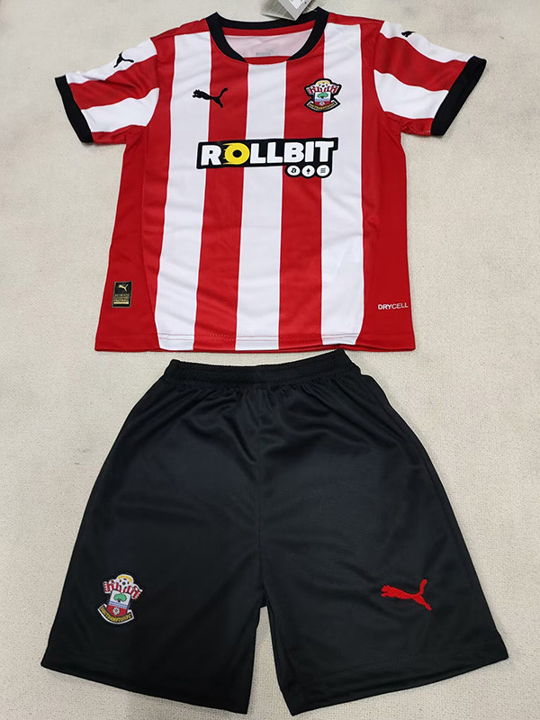 24-25 Southampton Home Kids Soccer Jersey