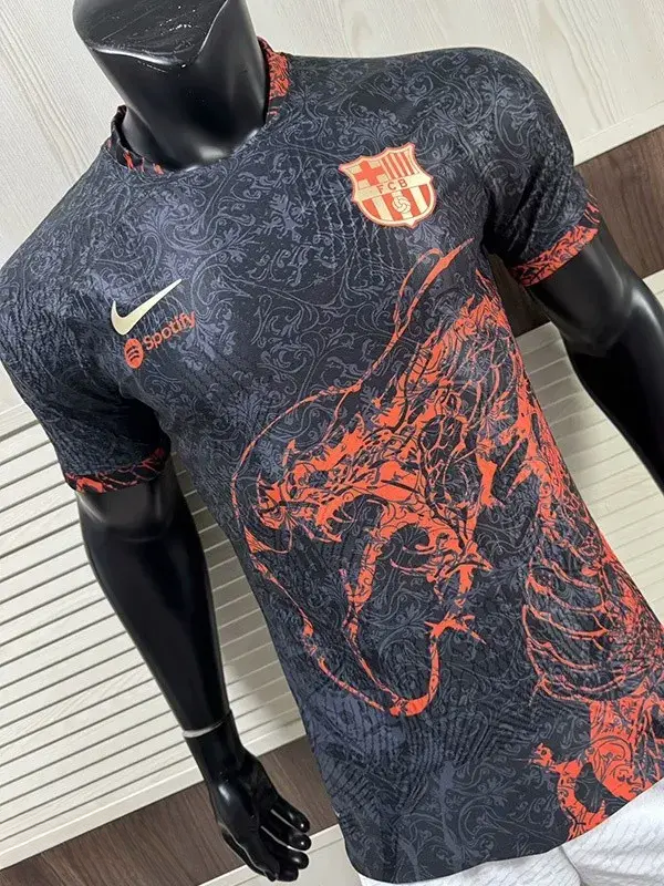 25-26 BAR Black Red Special Edition Player Version Training Shirts