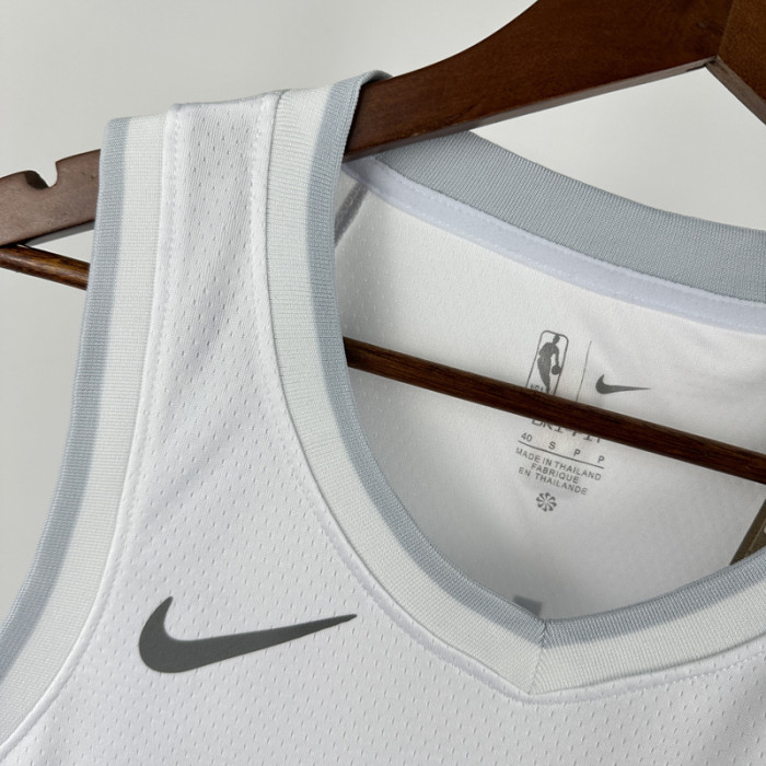 24-25 Dallas Mavericks CHRISTIE #00 White City Edition Top Quality Hot Pressing NBA Jersey