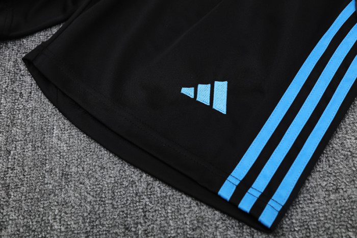 2025 AD White blue Training Short Suit