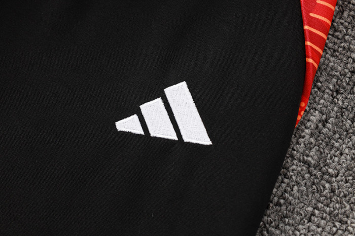 2024 AD Red Half Pull Tracksuit #06(半拉链)