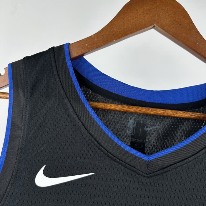 23-24 Dallas Mavericks DAVIS #3 Black City Edition Top Quality Hot Pressing NBA Jersey(V领)