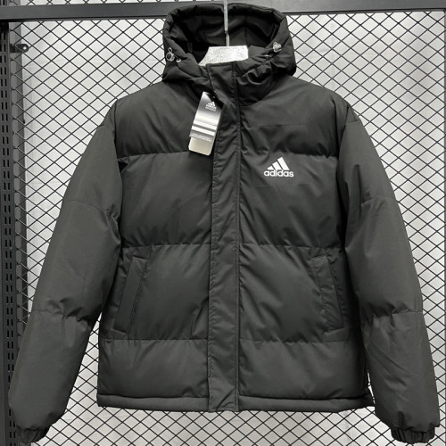 24-25 MF4 AD Black Hooded Cotton Coat #棉衣