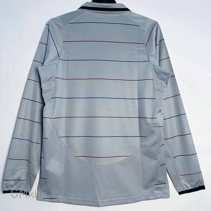 2003-2004 BAR Away Long Sleeve Retro Soccer Jersey (长袖)