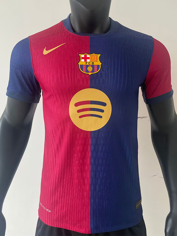 24-25 BAR Home Player Version Soccer Jersey *新广告
