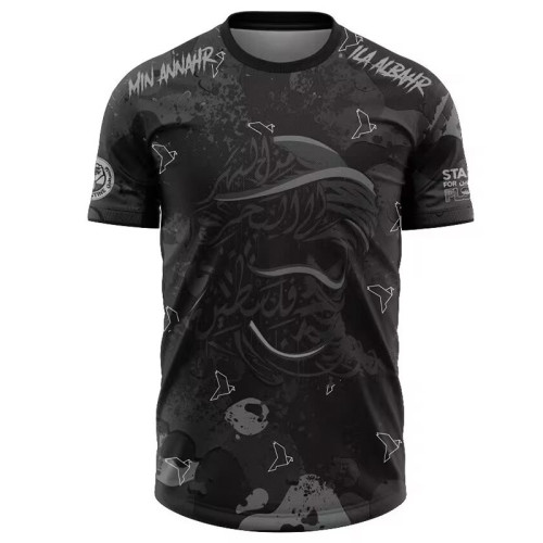 24-25 Palestina FC Black Grey Special EditionTraining shirts *译西