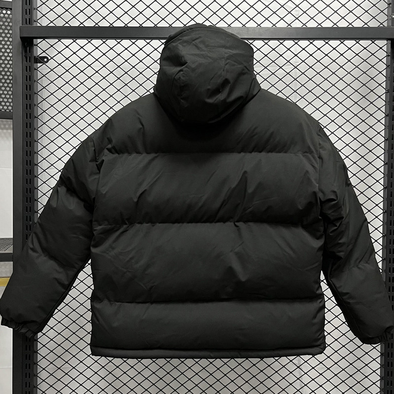 24-25 MF7 KELME Black Hooded Cotton Coat #棉衣