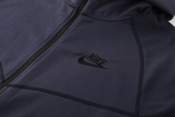 2024 Nk Grey Hoodie Jacket Tracksuit #NM07(灰色)