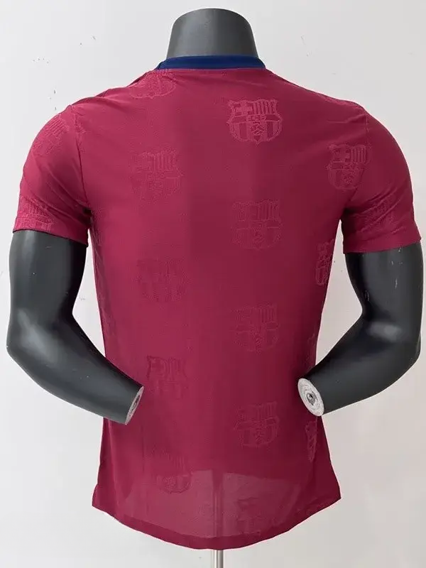 25-26 BAR Brown Red Special Edition Player Version Training Shirts (标队印花)
