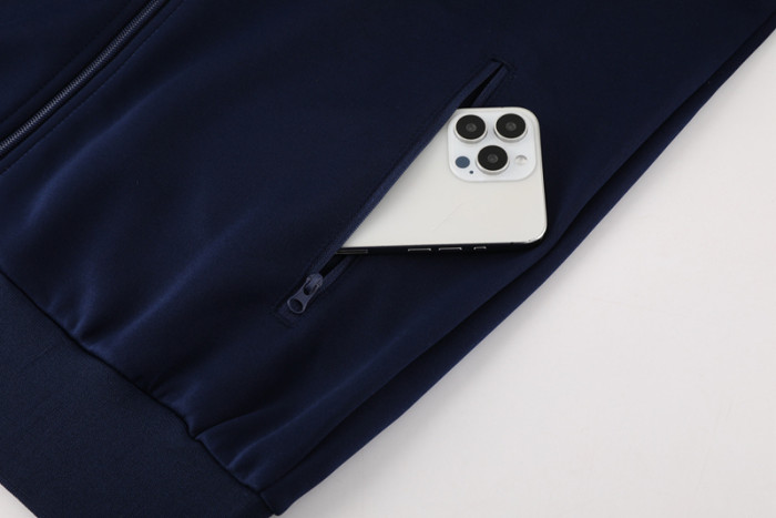 2024 AD Royal Blue Jacket Tracksuit #AJ19