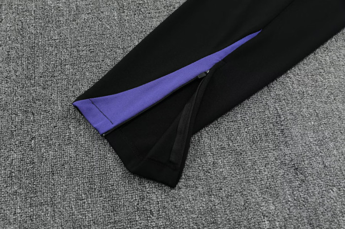 25-26 BAR Black Half Pull Tracksuit (半拉链)