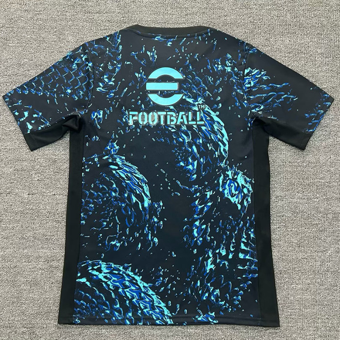 25-26 INT Blue Black Special Edition Fans Soccer Jersey