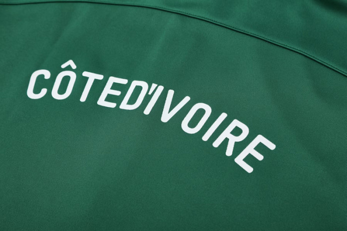 25-26 Ivory Coast Dark green Jacket Tracksuit