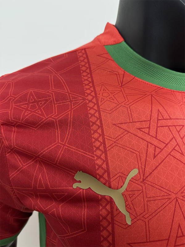 24-25 Morocco Home Player Version Soccer Jersey