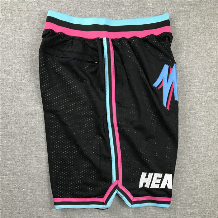 Heat Black City Edition Top Quality NBA Pocket Pants * 热火