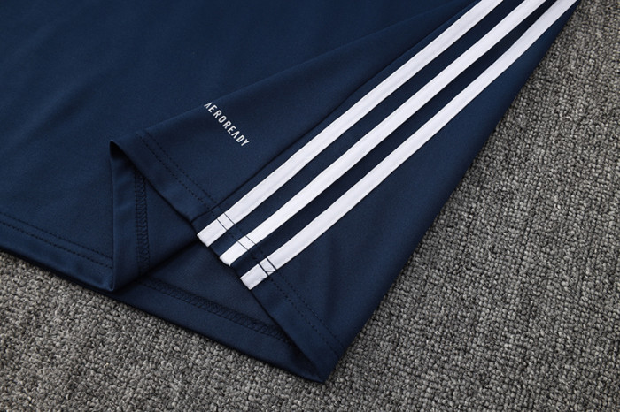 2025 AD Royal blue Half Pull Tracksuit #07(半拉链)