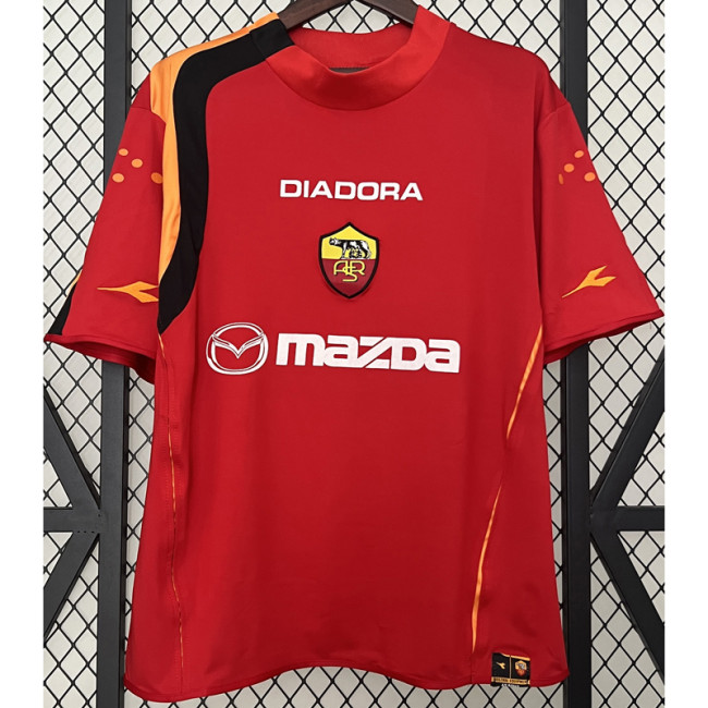 2004-2005 Roma Home Retro Soccer Jersey
