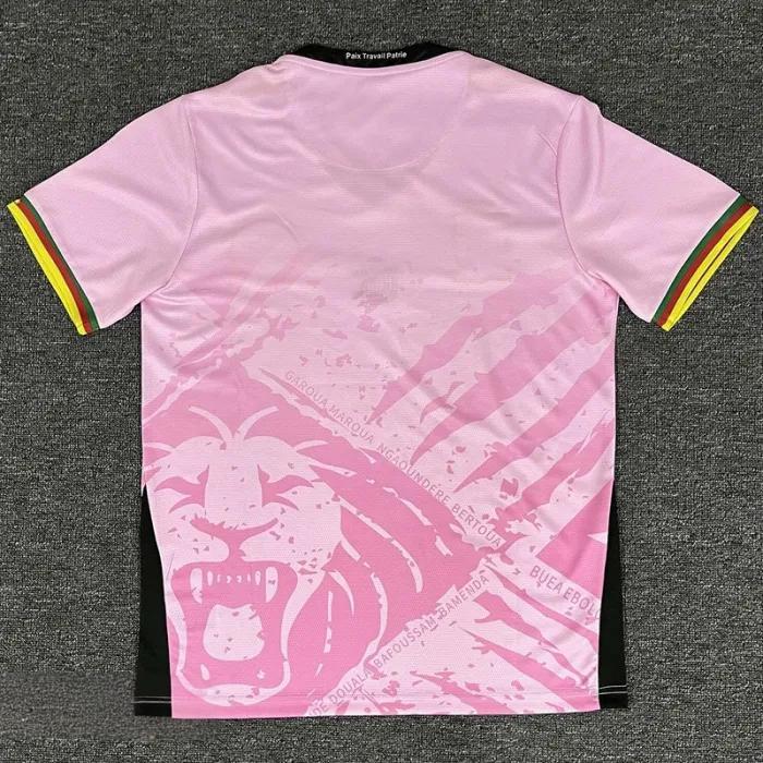 25-26 Cameroon Pink Fans Soccer Jersey