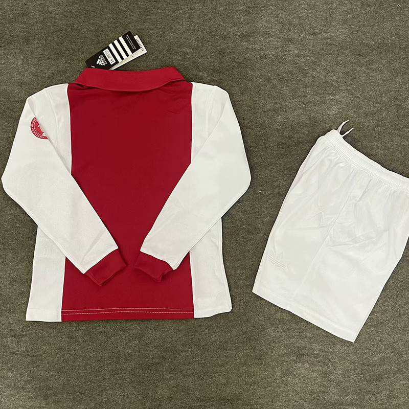 2025 Ajax 125th Anniversary Long Sleeve Kids Soccer Jersey (长袖)