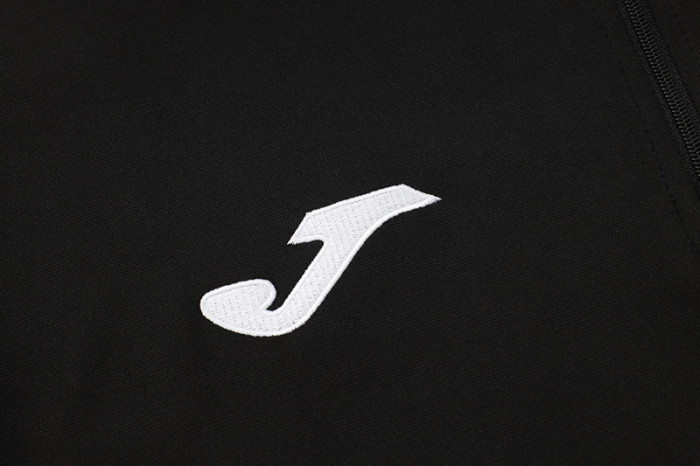 2025 JOM Black Half Pull Tracksuit (半拉链)