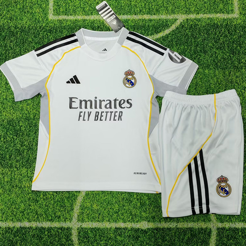 25-26 RMA Home Kids Soccer Jersey