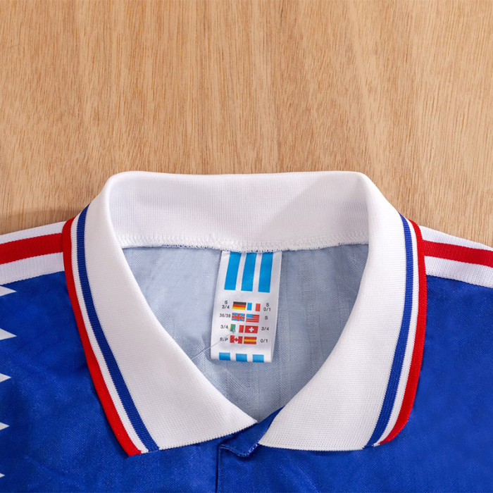 1994-1995 France Home Retro Soccer Jersey