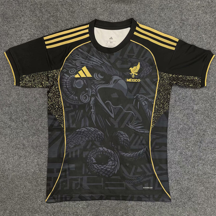 25-26 Mexico Black Special Edition Training Shirts *蛇鹰
