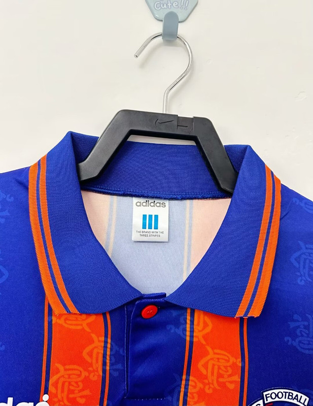 1993-1994 Rangers Away Retro Soccer Jersey