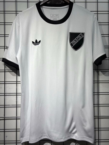 25-26 Colo-Colo White Training shirts *黑队标
