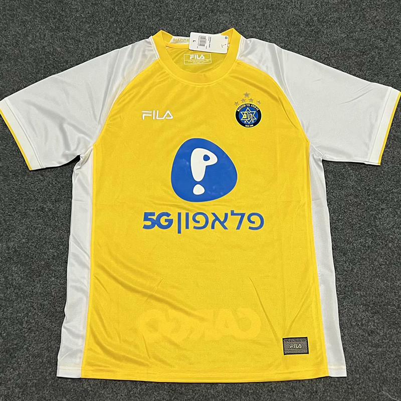 24-25 Maccabi Tel Aviv Yellow Fans Soccer Jersey