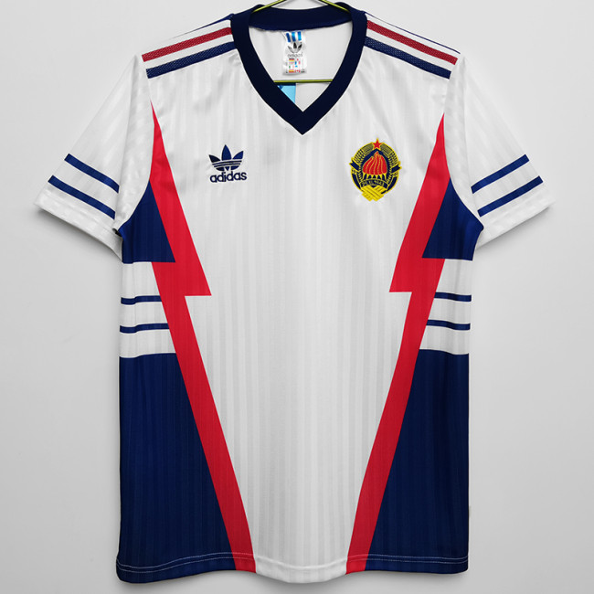1990 Yugoslavia Away Retro Soccer Jersey
