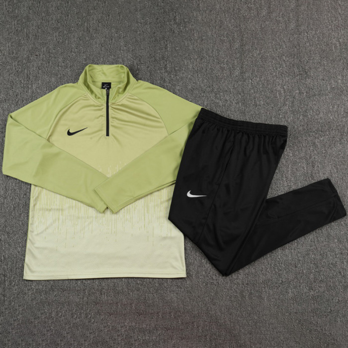 2024 NK Army Green Kids Half Pull Tracksuit (童装)(半拉链)