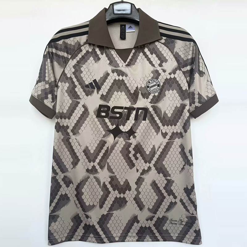 2025 Bayern Grey Joint Edition 1:1 Fans Soccer Jersey