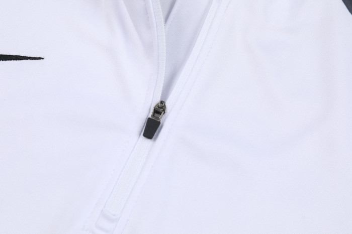 2024 NK White Half Pull Tracksuit (半拉链)