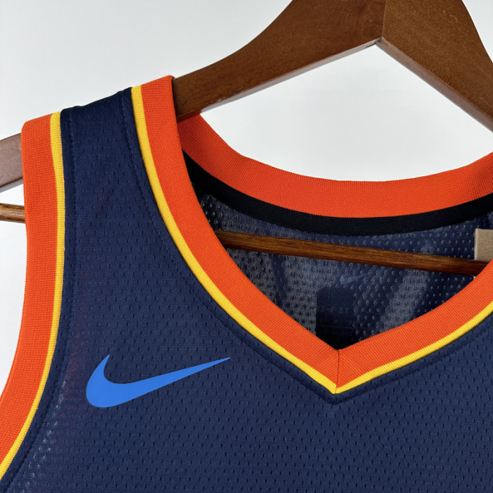 24-25 OKC Thunder GILGEOUS-ALEXANDER #2 Black City Edition Top Quality Hot Pressing NBA Jersey