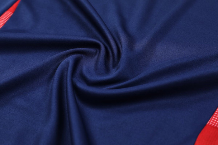 2024 AD Royal blue Tank top and shorts suit