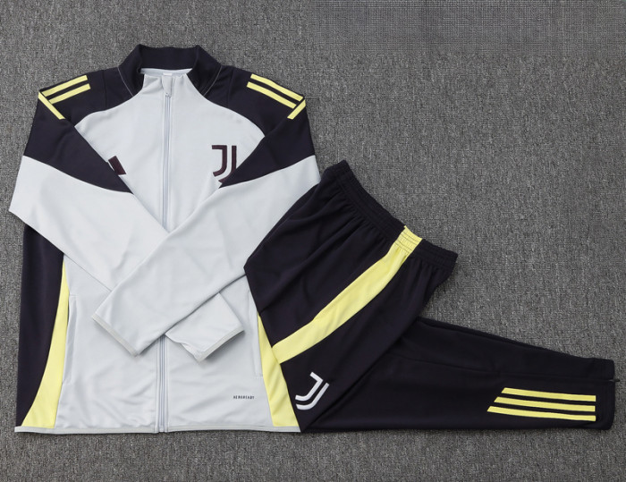 25-26 JUV Grey Black Jacket Tracksuit #A879