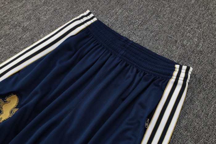 25-26 JUV Royal blue Half Pull Tracksuit #B2503(半拉链)
