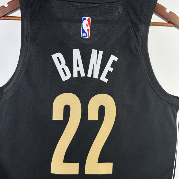 23-24 Grizzlies BANE #22 Black City Edition Top Quality Hot Pressing NBA Jersey