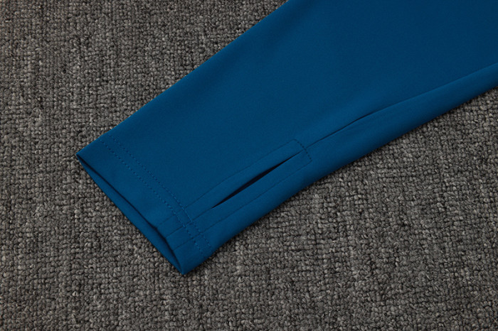 2025 AD Dark blue Half Pull Tracksuit #06(半拉链)