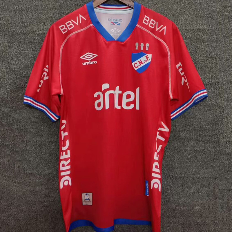 25-26 Club Nacional Red Fans Soccer Jersey