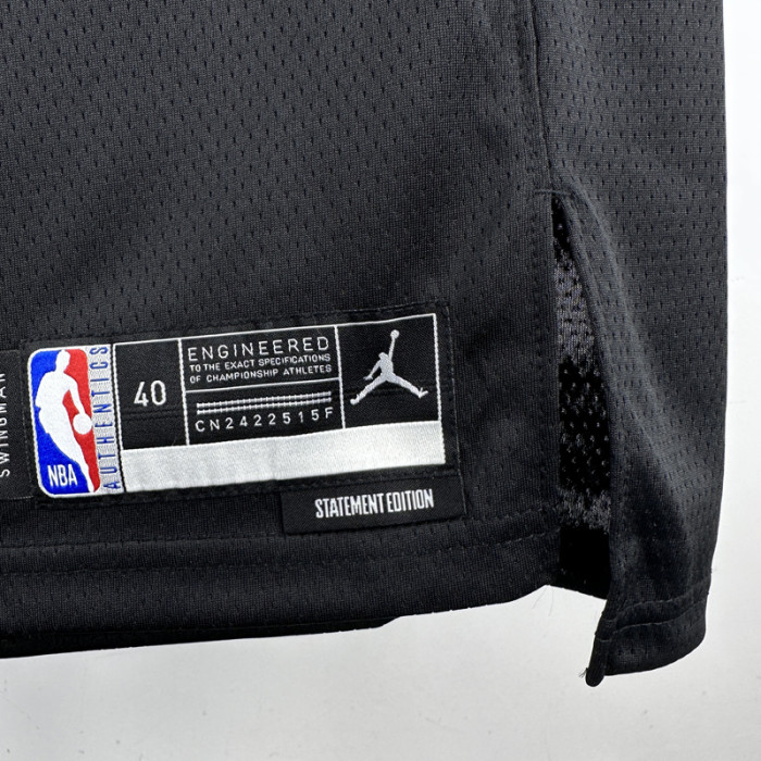 22-23 Celtics PORZINGIS #8 Black Top Quality Hot Pressing NBA Jersey (Trapeze Edition) 飞人版