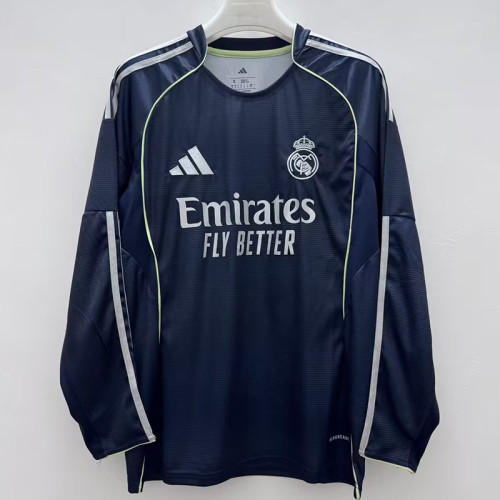 25-26 RMA Away Long Sleeve Soccer Jersey (长袖)
