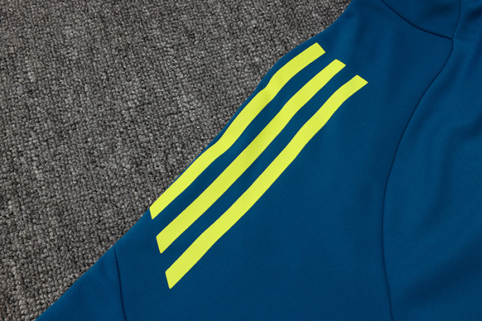 2025 AD Dark blue Half Pull Tracksuit #06(半拉链)