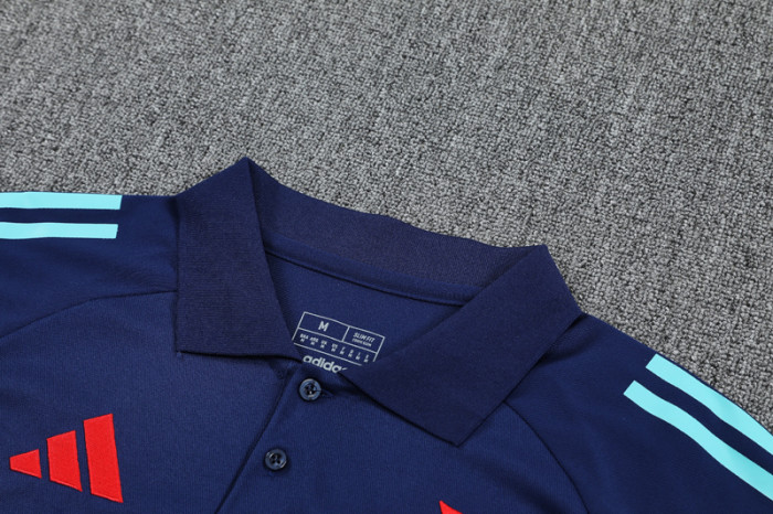 25-26 Flamengo Royal Blue Polo Short Sleeve