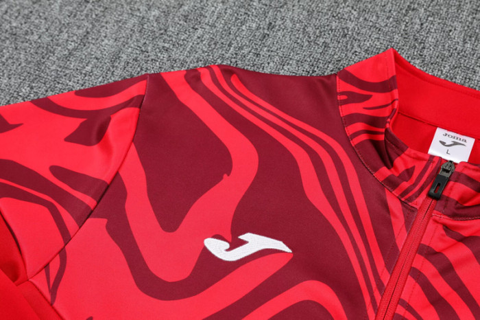 2025 JOM Red Jacket Tracksuit #2311