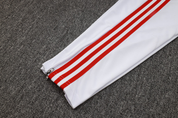 25-26 Bayern White Half Pull Tracksuit #B2520(半拉链)