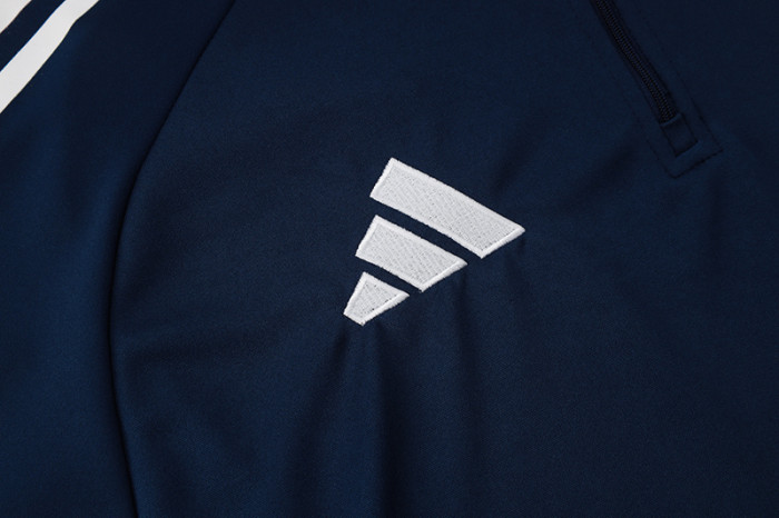 2025 AD Royal blue Half Pull Tracksuit #06(半拉链)