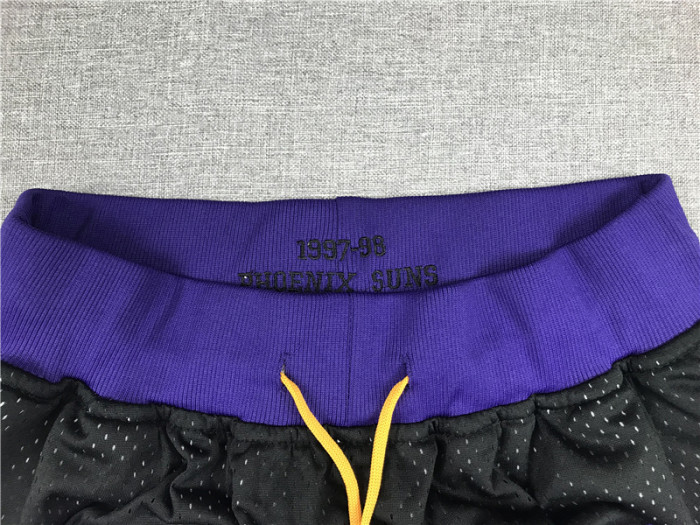 SUNS Black City Edition Top Quality NBA Pocket Pants * 太阳队